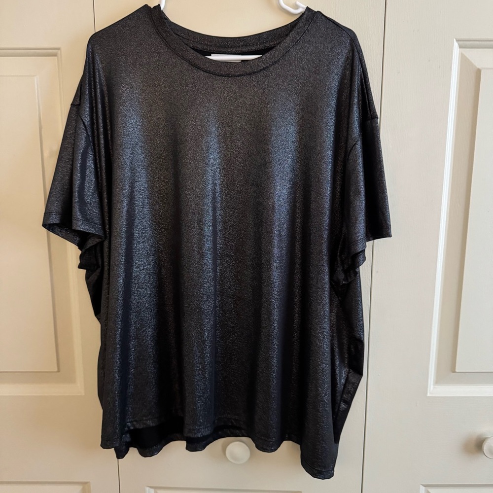 Maurices Black Shimmer Women's Top